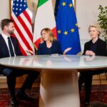 Tariffs, von der Leyen: "Positive meeting with Vance, confident about agreement"
