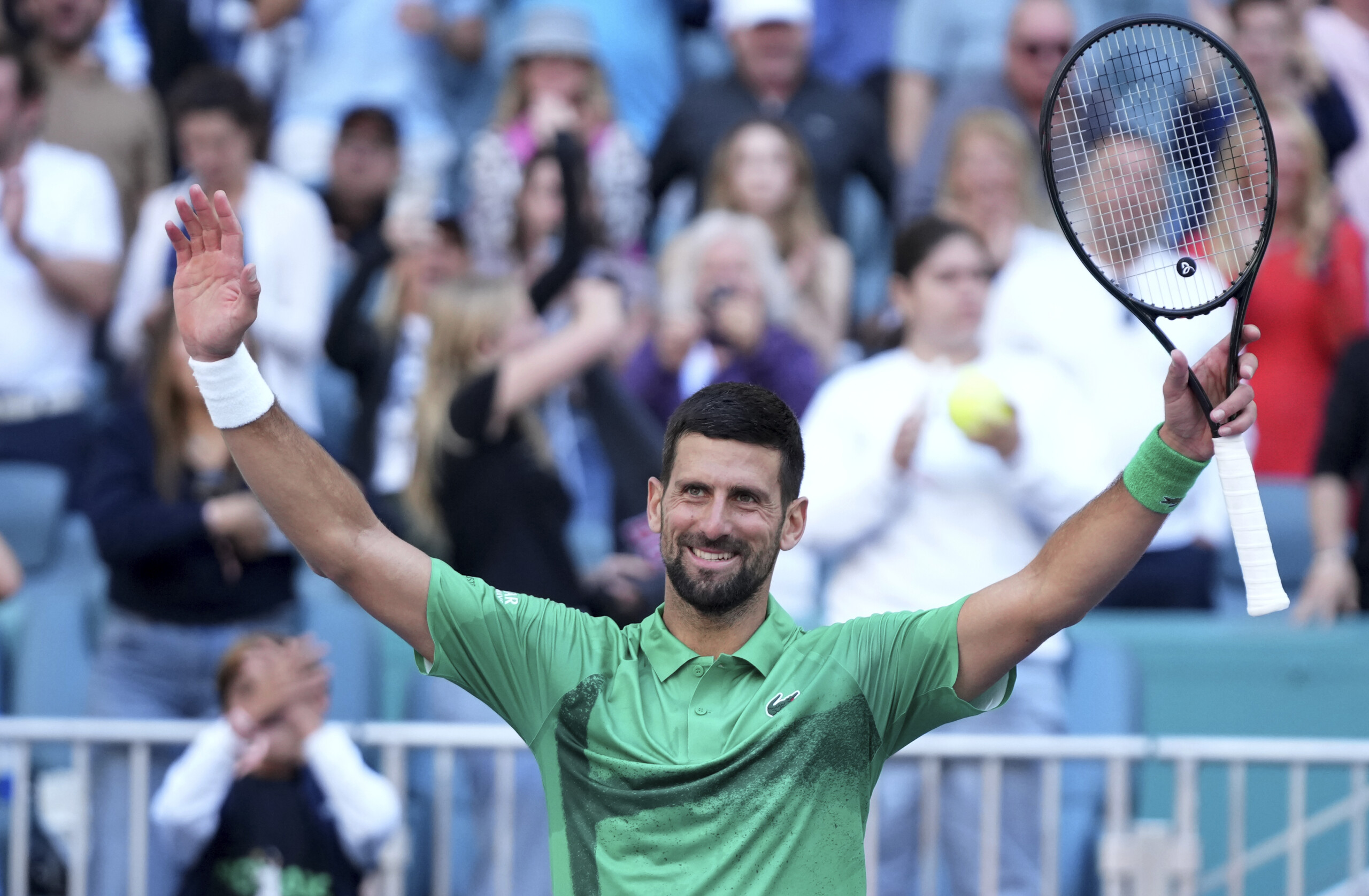 Tennis, ATP Miami: Djokovic in the Round of 16 against Musetti