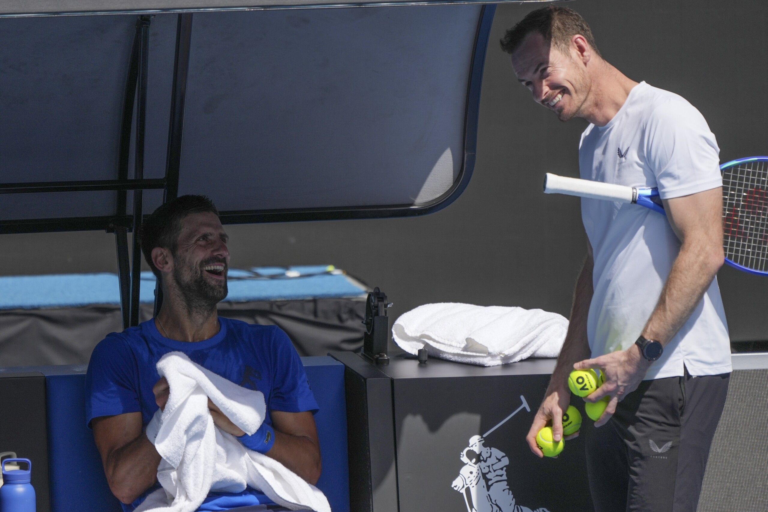 Tennis, Djokovic: "I enjoy collaborating with Murray, hope we continue until Wimbledon" Tennis, Djokovic: "I enjoy collaborating with Murray, hope we continue until Wimbledon"