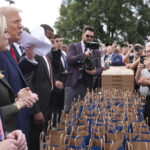 Trump joins patrol officers in Washington