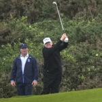 Trump plays golf in Scotland, protesters take to the streets against his visit