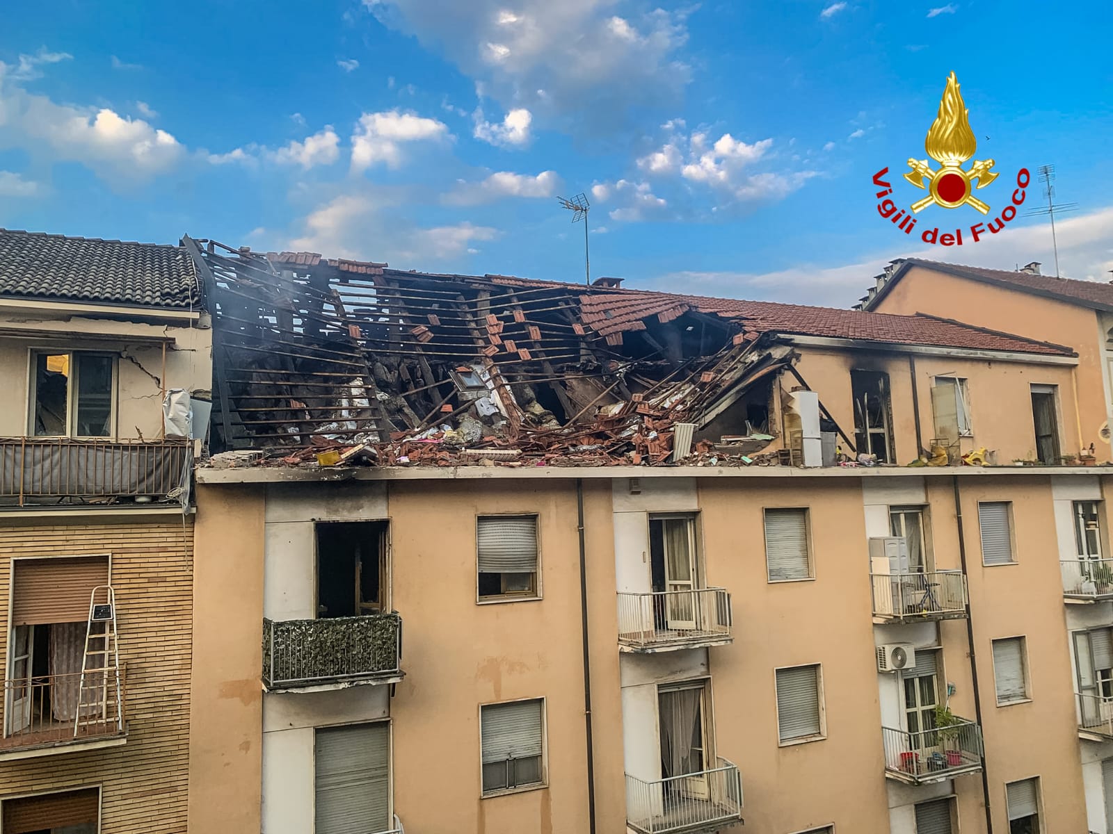 Turin, explosion in Via Nizza building was intentional: one arrest made Turin, explosion in Via Nizza building was intentional: one arrest made