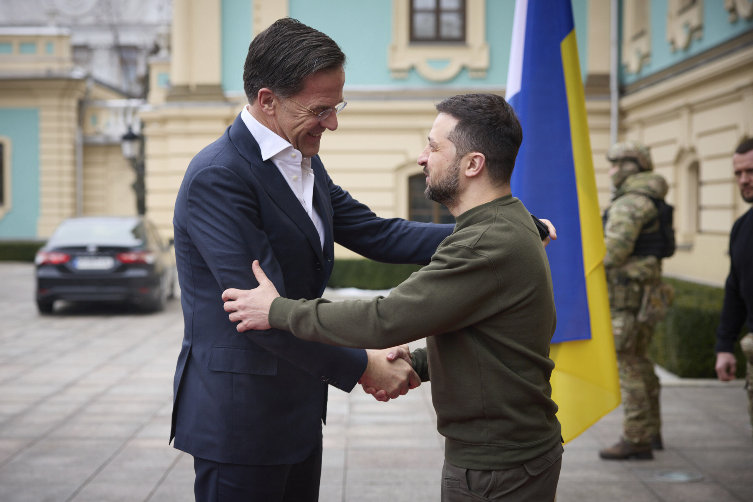 Ukraine: air alert in Kiev during Rutte's visit Ukraine: air alert in Kiev during Rutte's visit