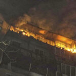 Ukraine: drone attack on Kiev, woman injured and building on fire