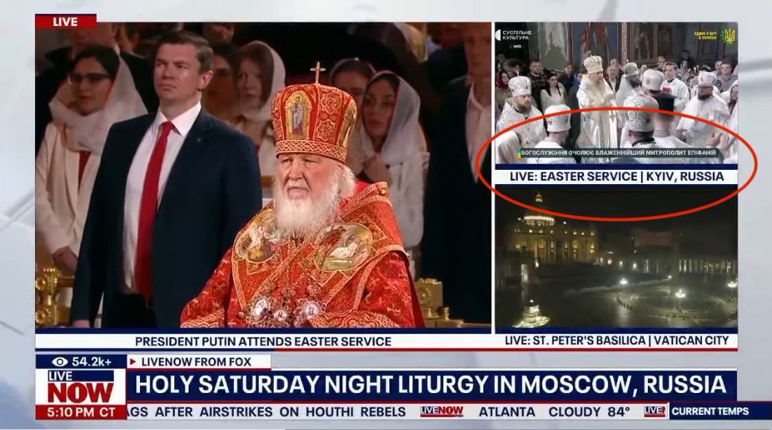Ukraine, Fox News blunder: Kiev shown in Russia