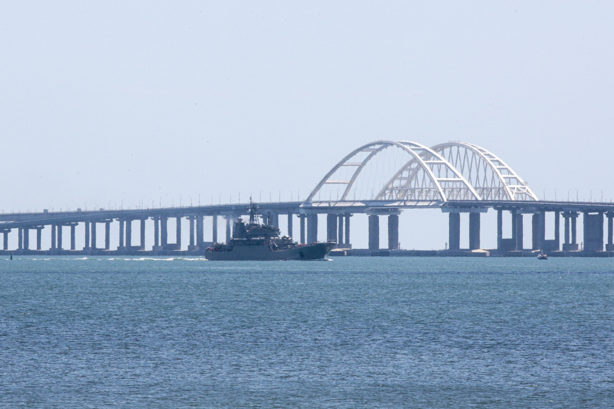 Ukraine: Kyiv announces it hit Crimea bridge with underwater explosives