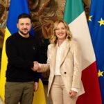 Ukraine, Meloni meets Zelensky: “Italy's support and commitment to a just peace”