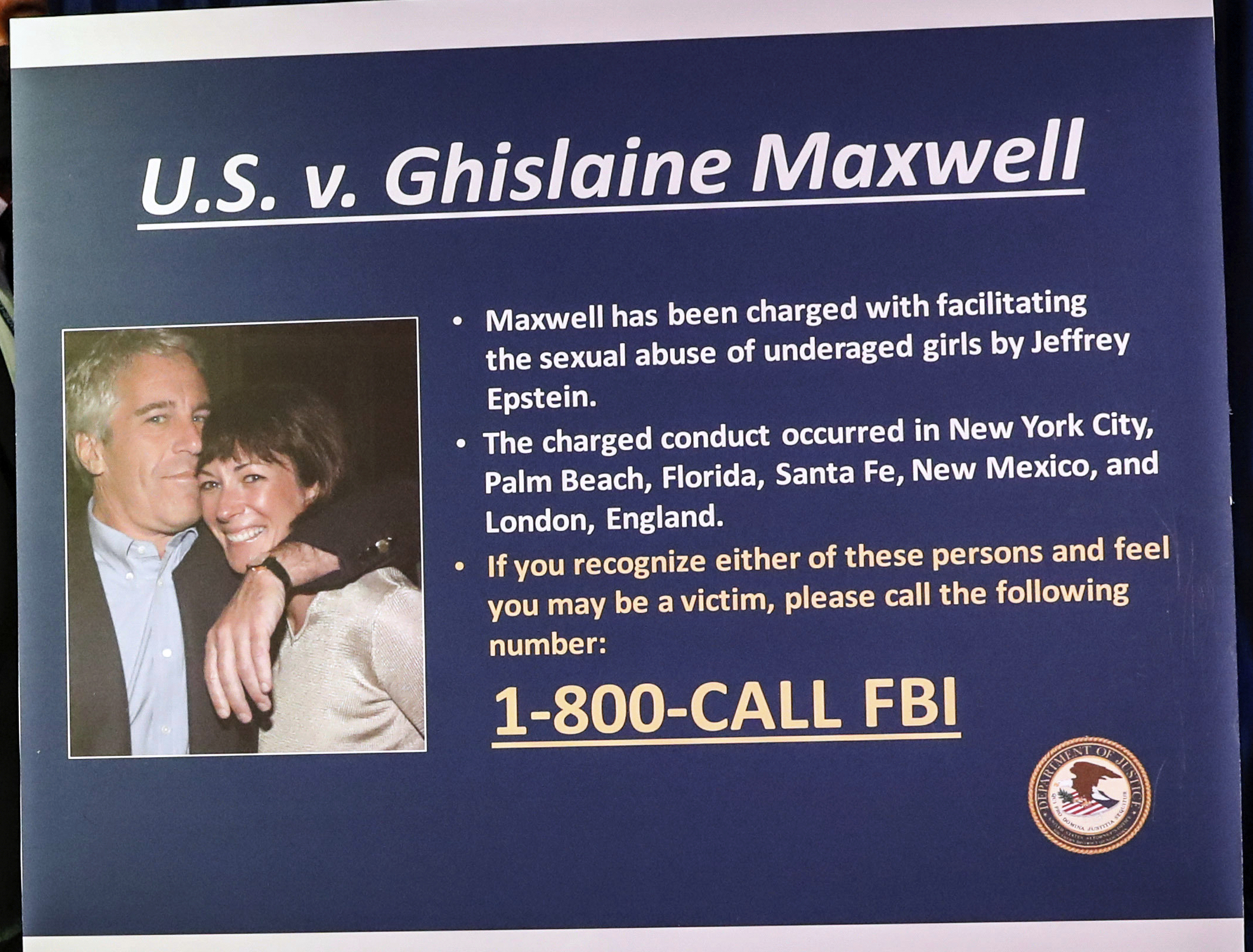 US: House Committee Moving Toward Release of Epstein Files