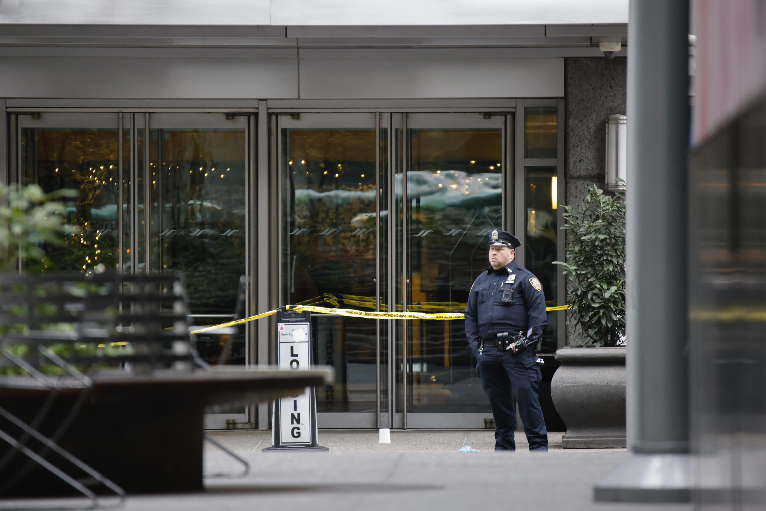 USA: fire at the Hilton Hotel in Manhattan USA: fire at the Hilton Hotel in Manhattan
