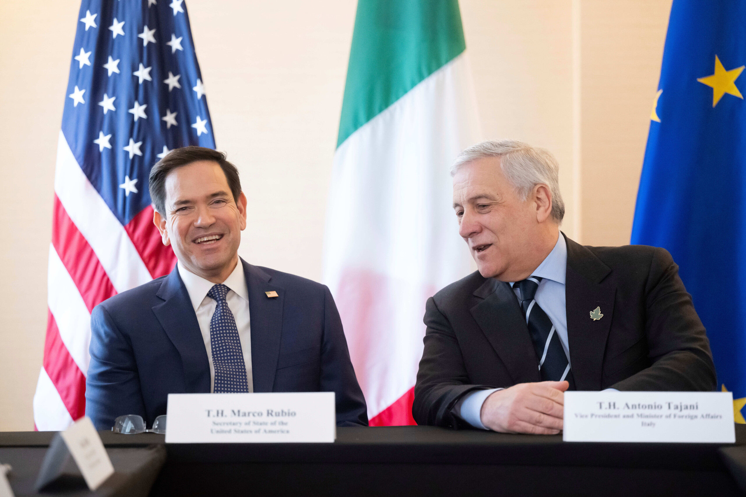 USA, Rubio to Tajani: "A Solid and Lasting Partnership"