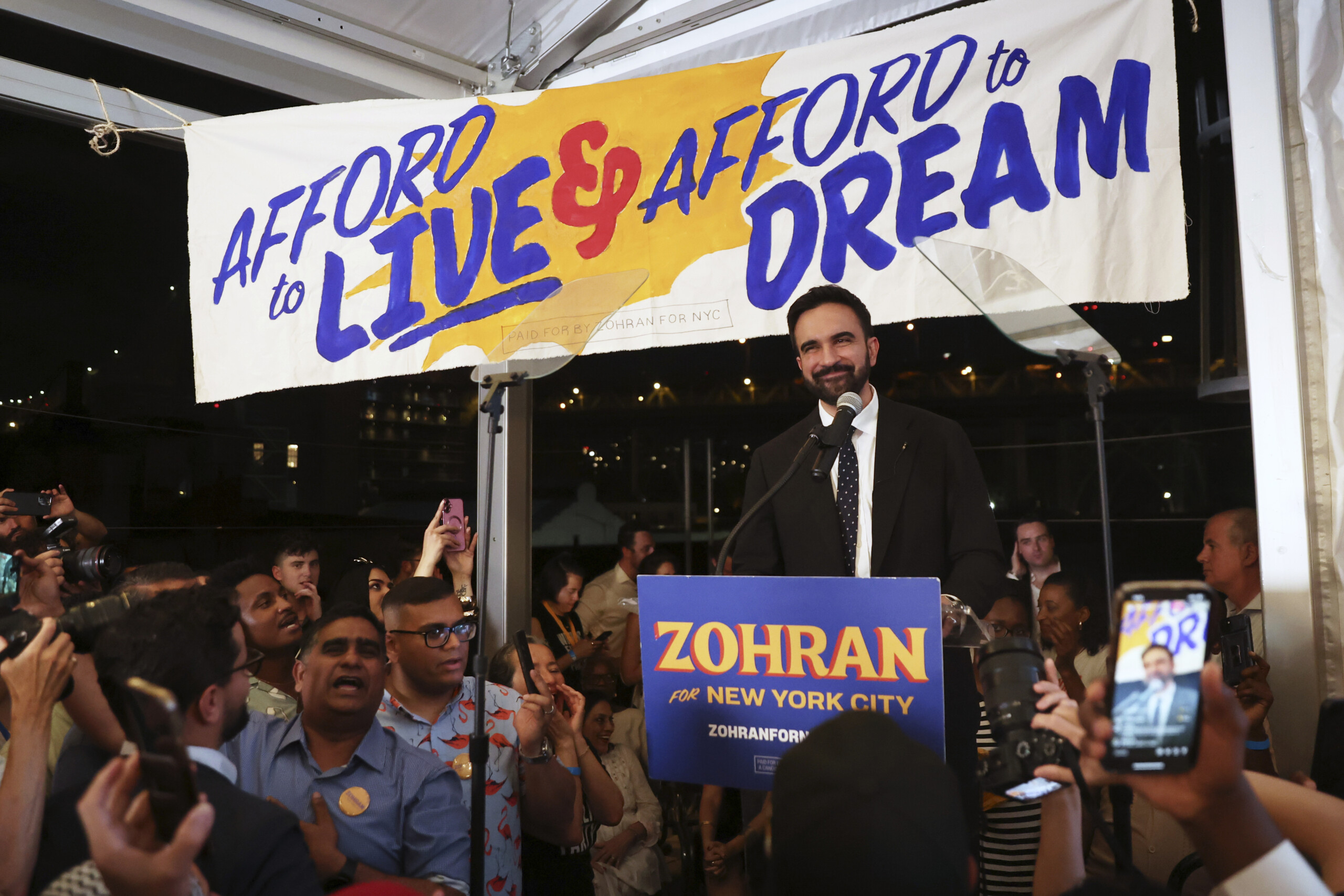 USA, Zohran Mamdani wins the Democratic primary for New York mayoral race