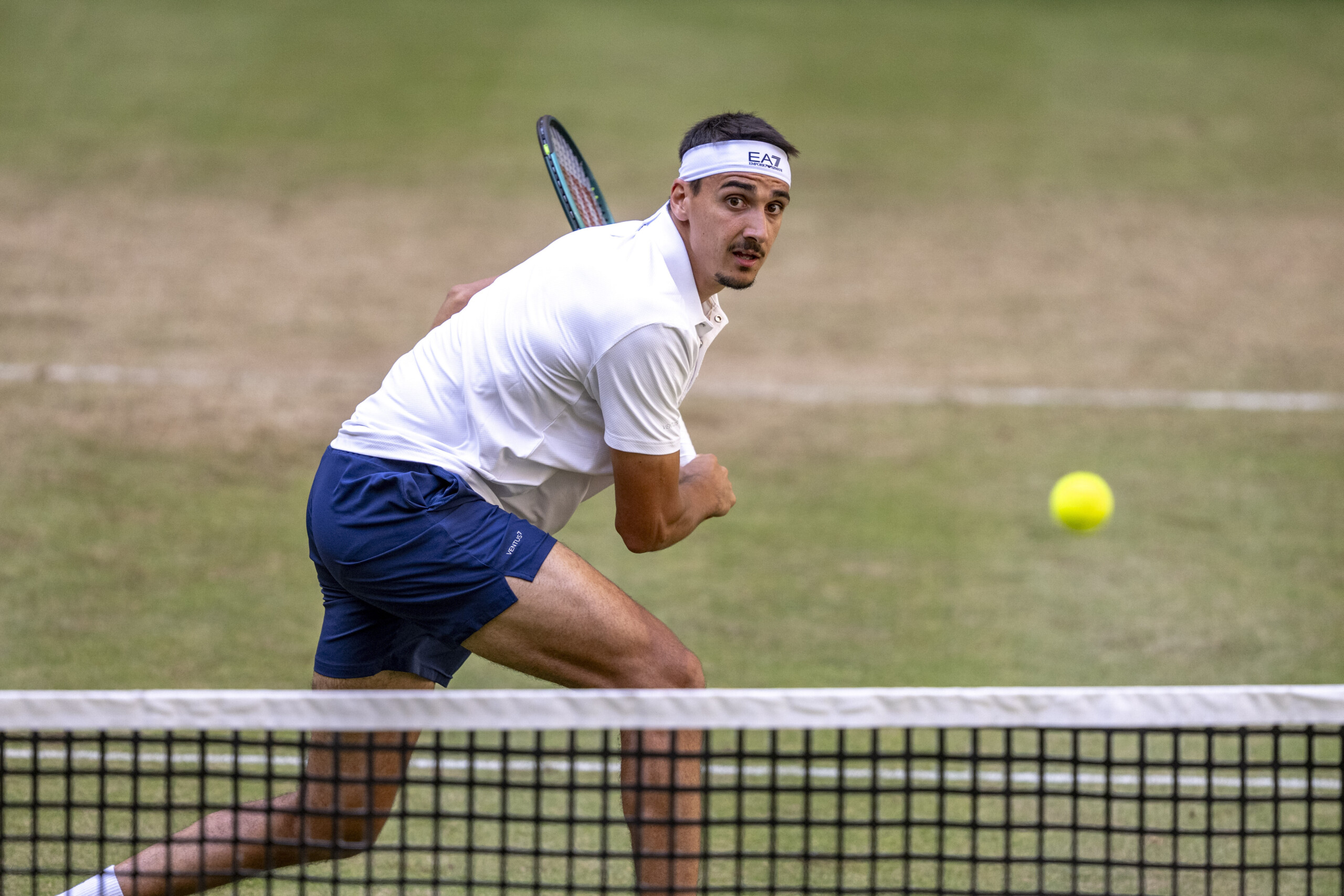 Wimbledon, Sonego defeats Faria in his debut: now a derby with Musetti is possible
