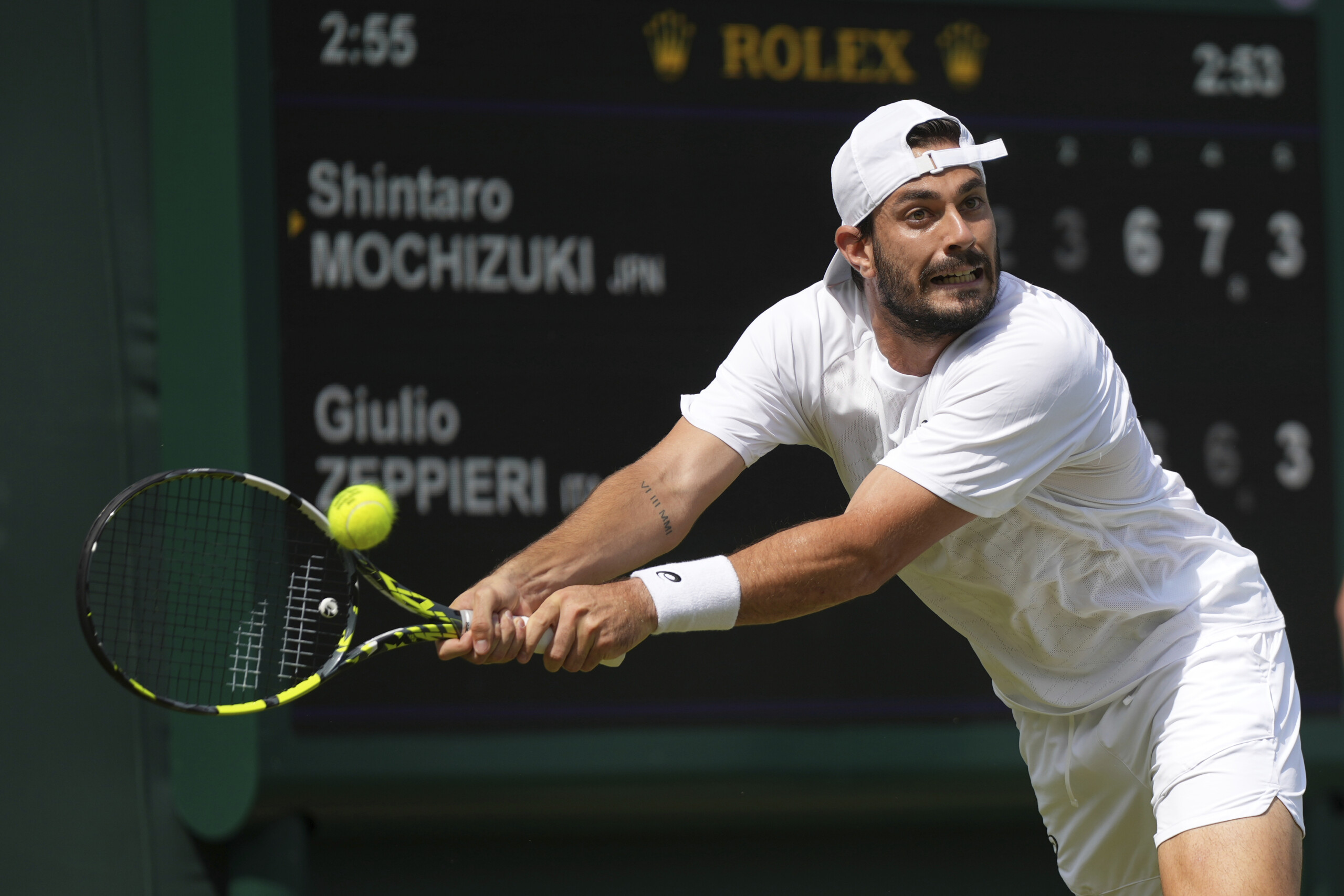 Wimbledon: Zeppieri also eliminated in the first round, bitter fifth set