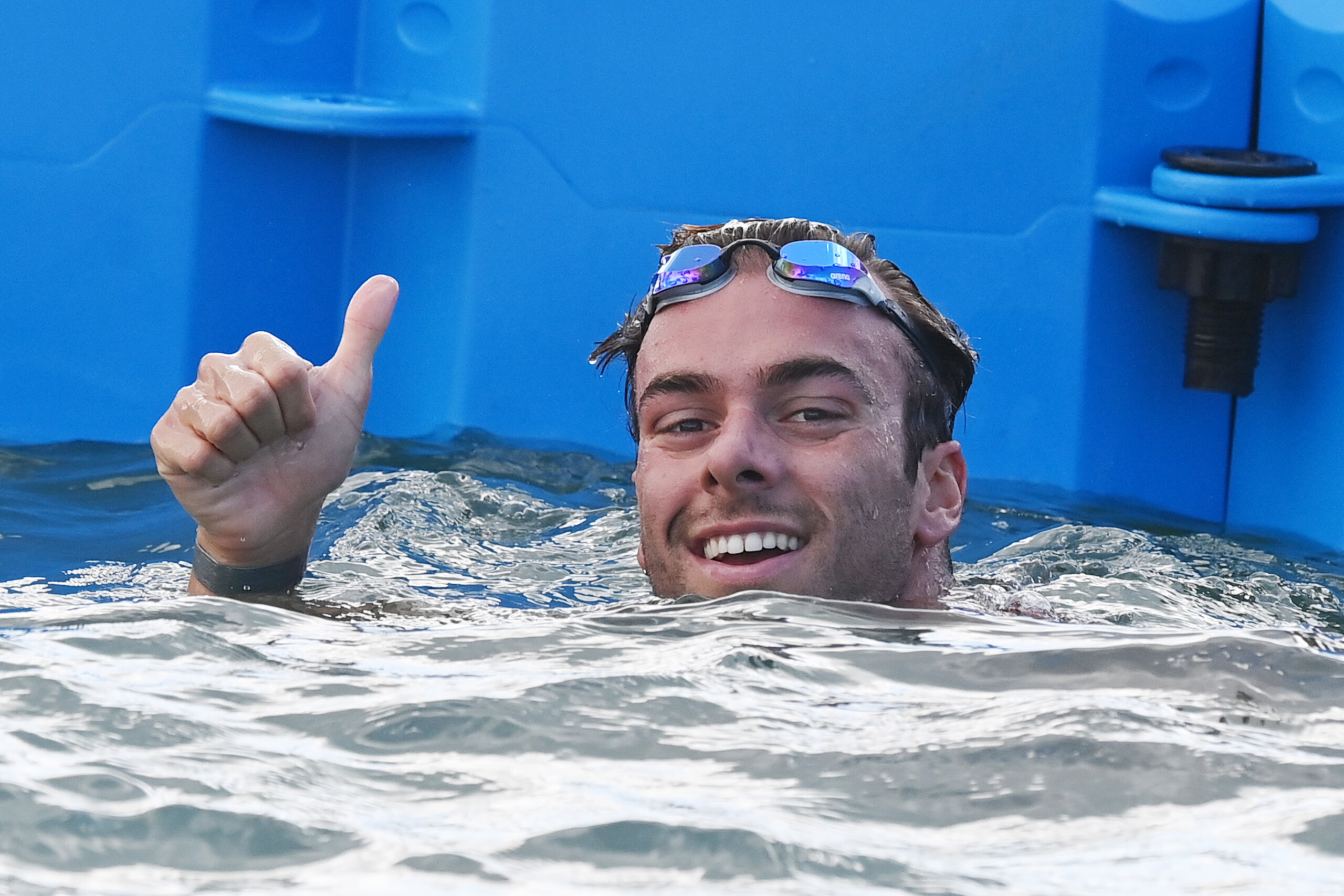 World Swimming Championships, Paltrinieri wins silver in the 10 km
