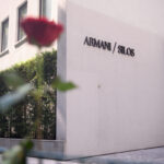 Armani: crowds queue to enter the funeral parlour
