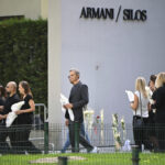 Armani: over 6,000 people visit the funeral parlour today, reopening on Sunday at 9 a.m.