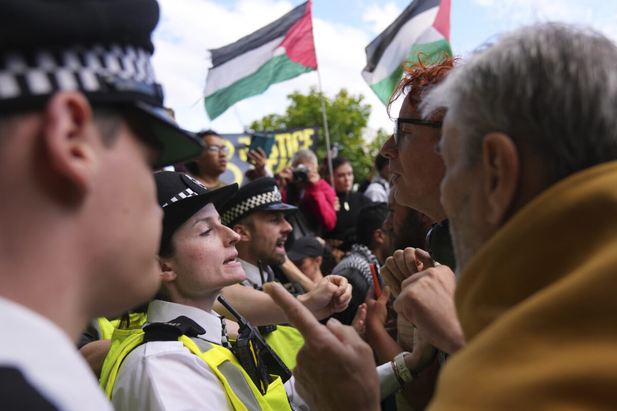 Middle East: nearly 900 people arrested at Palestine Action protest in London Middle East: nearly 900 people arrested at Palestine Action protest in London