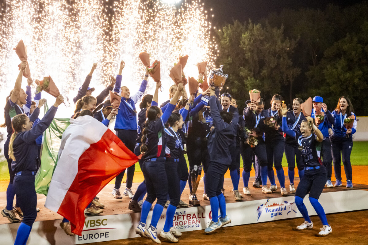Softball: Italy crowned European champion, Netherlands defeated in the final