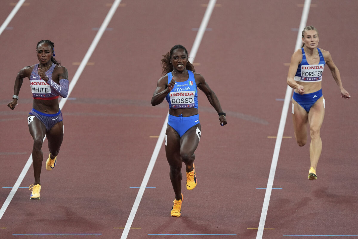 Athletics: World Championships, Dosso out of 100m final