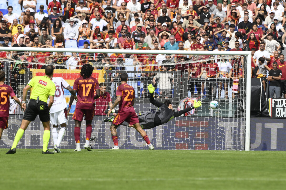 Football: Serie A, Roma-Torino 0-1, Simeone decides it