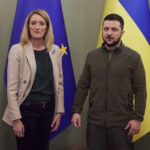 Ukraine, Zelensky welcomes Metsola: ‘We are counting on concrete support from the EU’