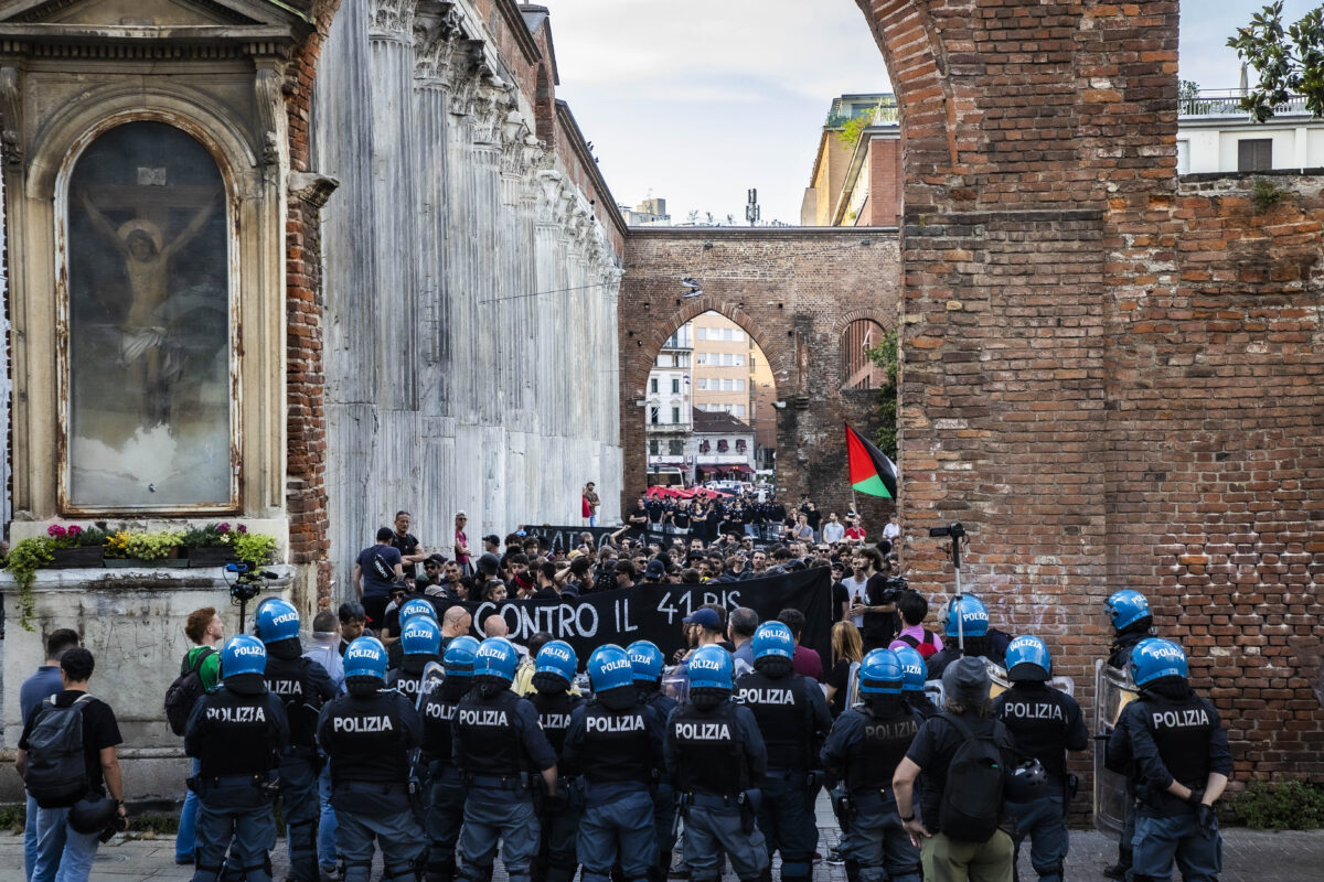 Cospito case: 10 convictions for Milan march, “escalation of violence against police”