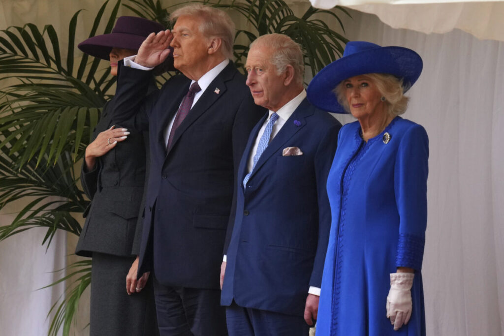 Trump arrives in Windsor, welcomed by King Charles