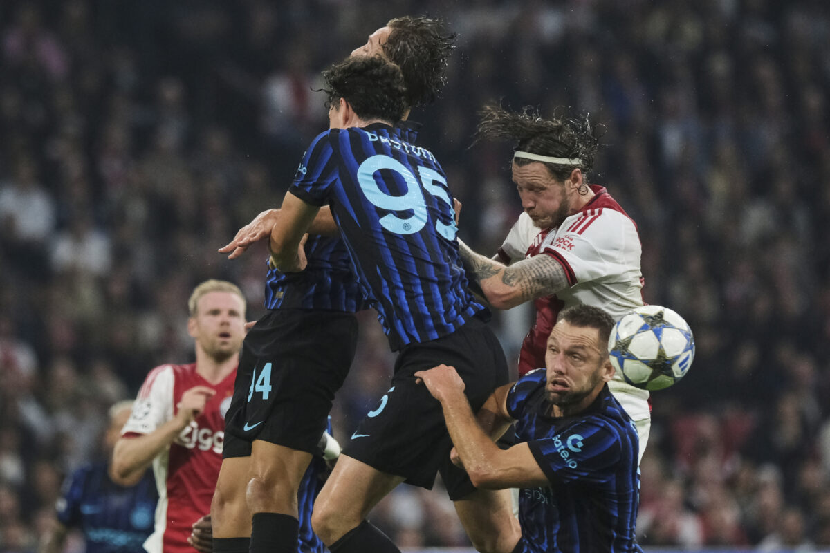 Champions League: Ajax-Inter 0-1 at half-time