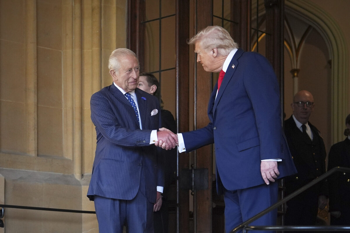 USA-UK, Trump greets the Royals and leaves Windsor Castle