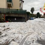 Bad weather: hailstorm in the Como area, Fire Brigade interventions