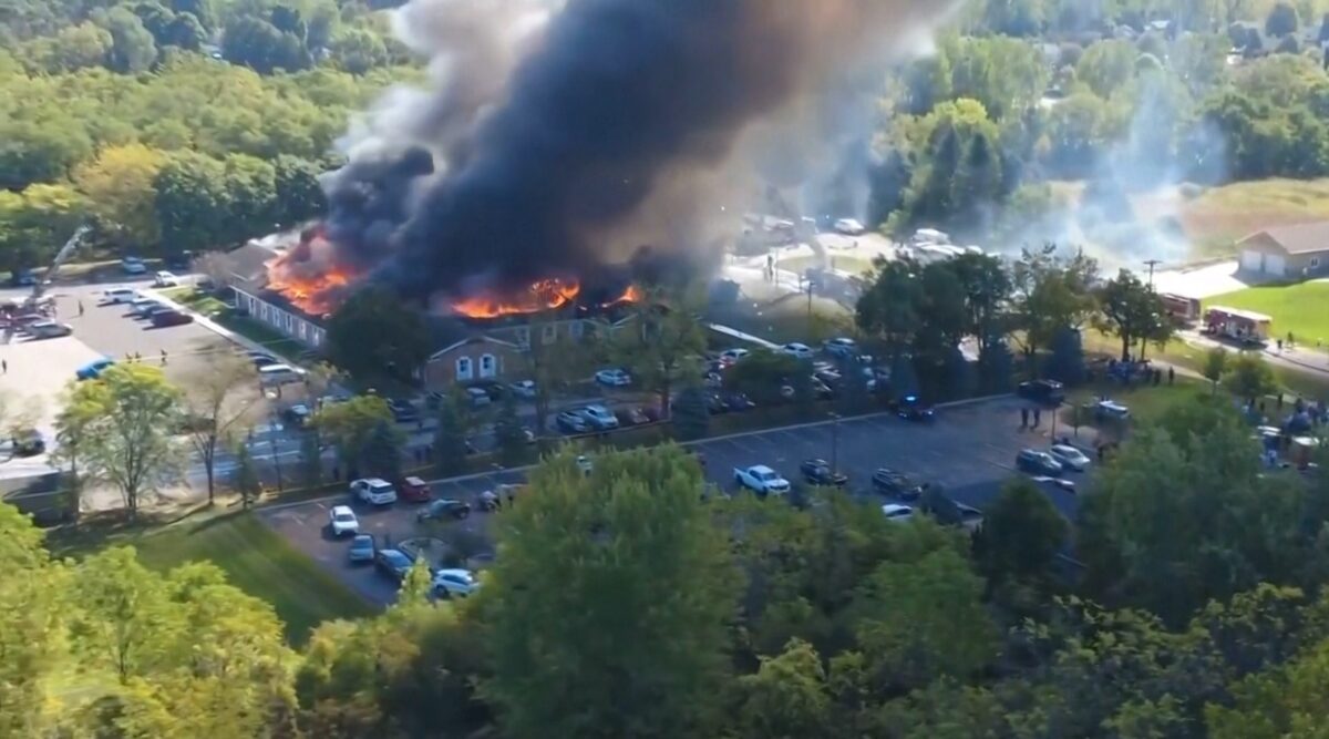 US: attacker crashes car into church in Michigan US: attacker crashes car into church in Michigan