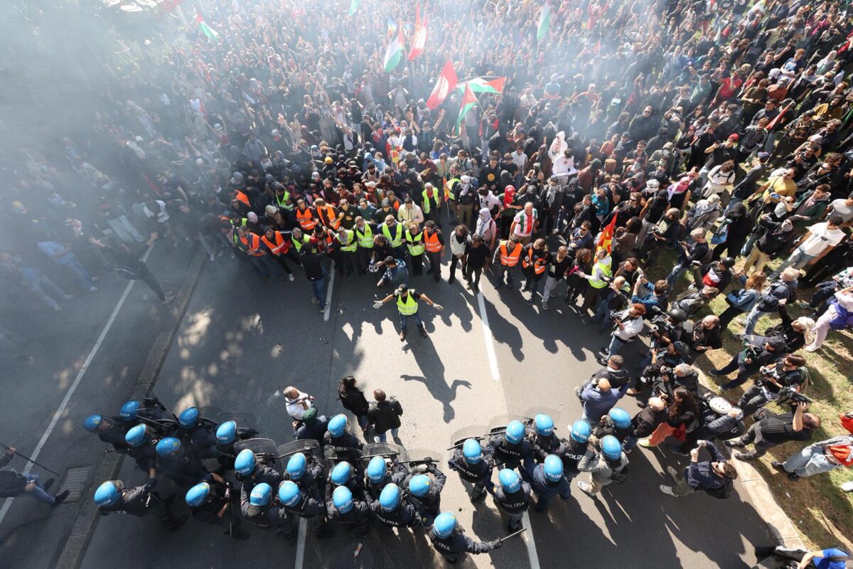 Flotilla: clashes in Bologna on the ring road
