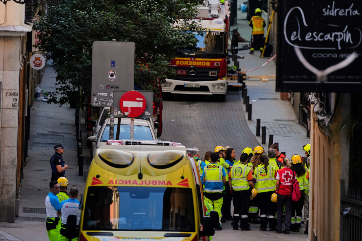 Building collapses in Madrid, bodies of four missing persons recovered Building collapses in Madrid, bodies of four missing persons recovered