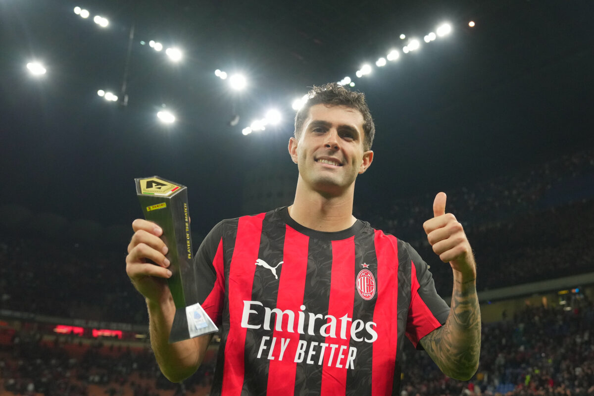 Football: Serie A, Pulisic named best player of September Football: Serie A, Pulisic named best player of September