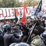 Clashes in the streets of Milan after City Council vote