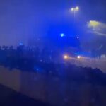 Tensions between protesters and police at pro-Palestine march in Udine