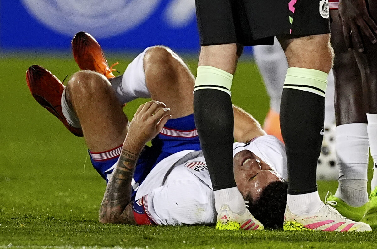 Football: Pulisic injured during USA-Australia friendly match Football: Pulisic injured during USA-Australia friendly match