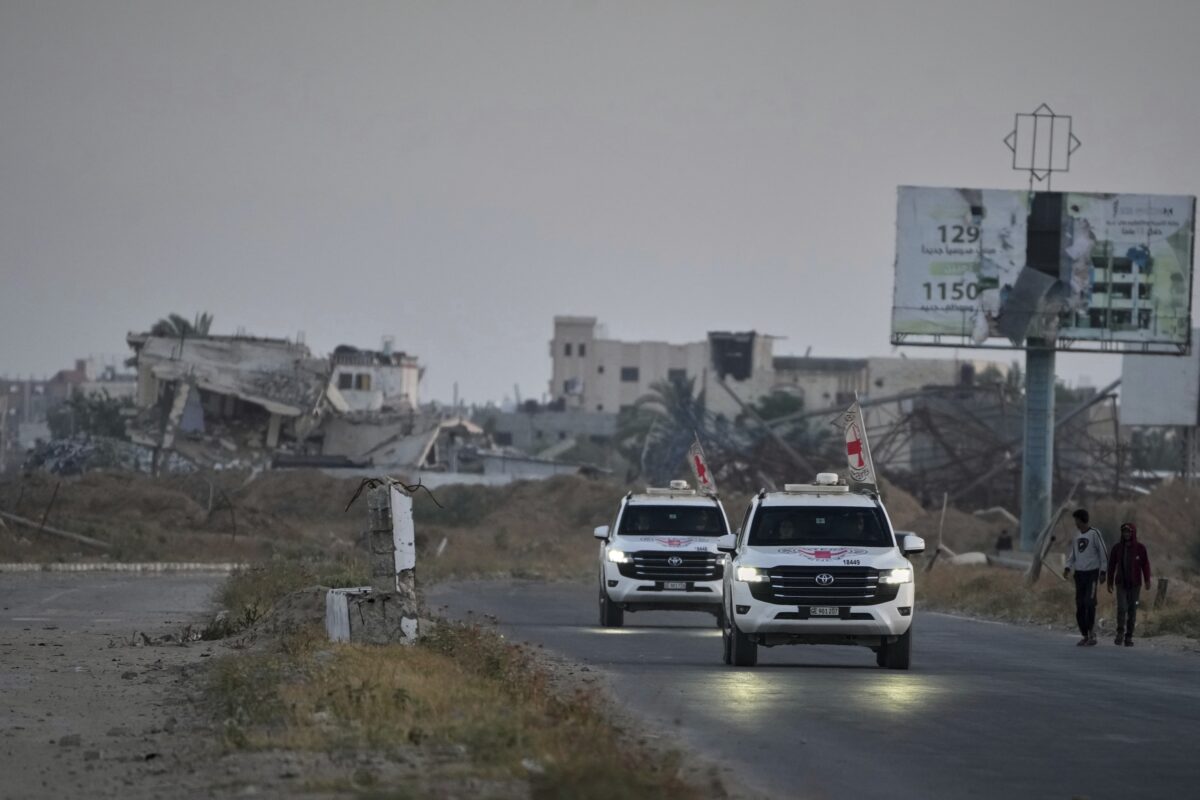Red Cross receives body of hostage from Hamas Red Cross receives body of hostage from Hamas