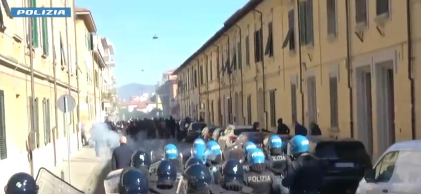 Clashes between fans before Pisa-Verona match, five Hellas ultras arrested Clashes between fans before Pisa-Verona match, five Hellas ultras arrested