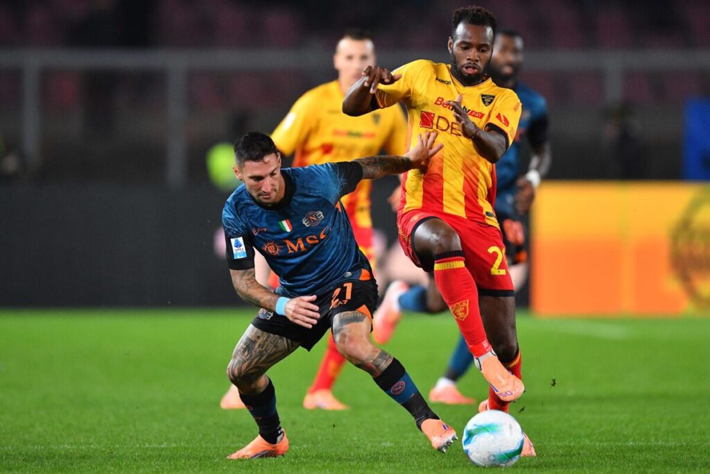 Football: Serie A, Lecce-Napoli 0-1