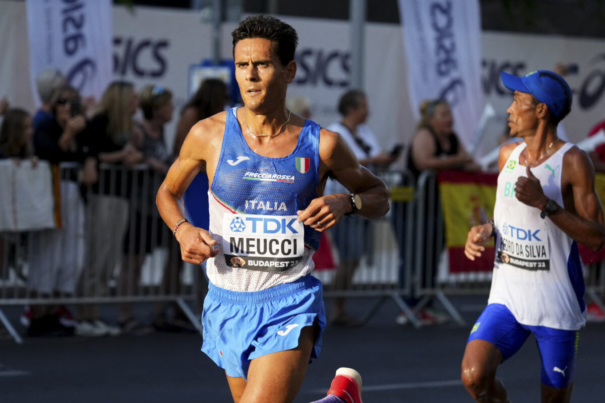 Athletics: New York Marathon with Meucci