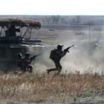 Ukraine: Kiev, Pokrovsk Council building liberated, flag raised