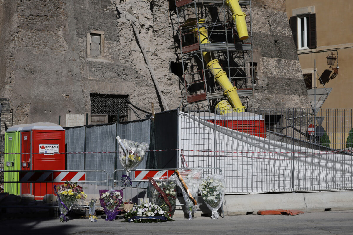 Rome: autopsy reveals worker who died in Torre Conti collapse died from crushing injuries Rome: autopsy reveals worker who died in Torre Conti collapse died from crushing injuries