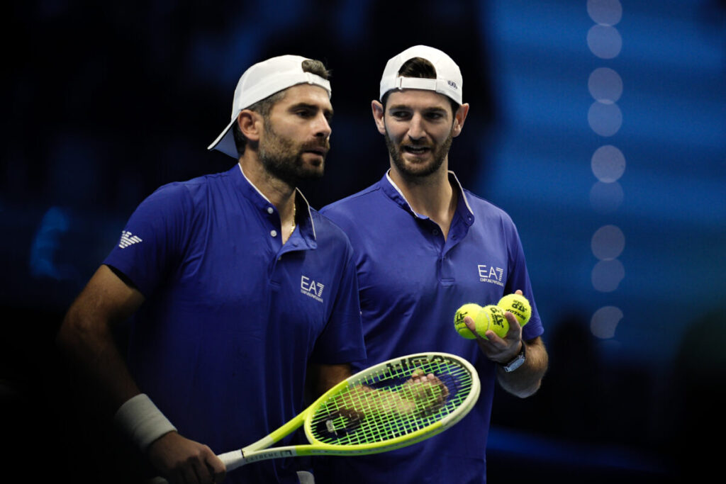 ATP Finals: Bolelli/Vavassori defeat Cash/Glasspool in their opening match