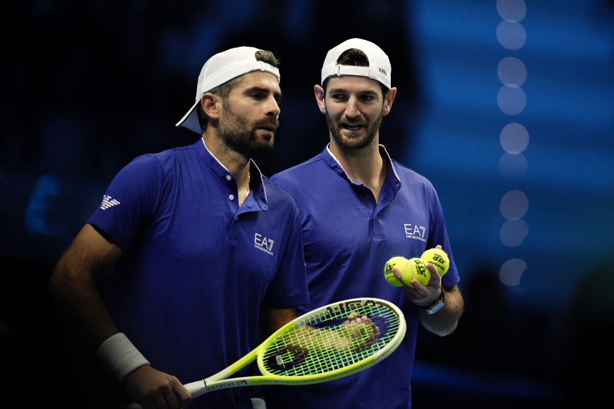 ATP Finals: Bolelli/Vavassori defeat Cash/Glasspool in their opening match ATP Finals: Bolelli/Vavassori defeat Cash/Glasspool in their opening match