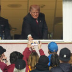 Football: Trump attends NFL game, first president to do so since Jimmy Carter