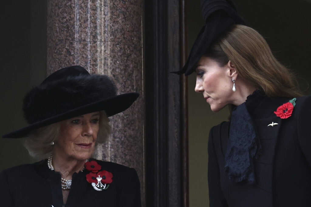 United Kingdom: Queen Camilla and Kate attend First World War commemorations