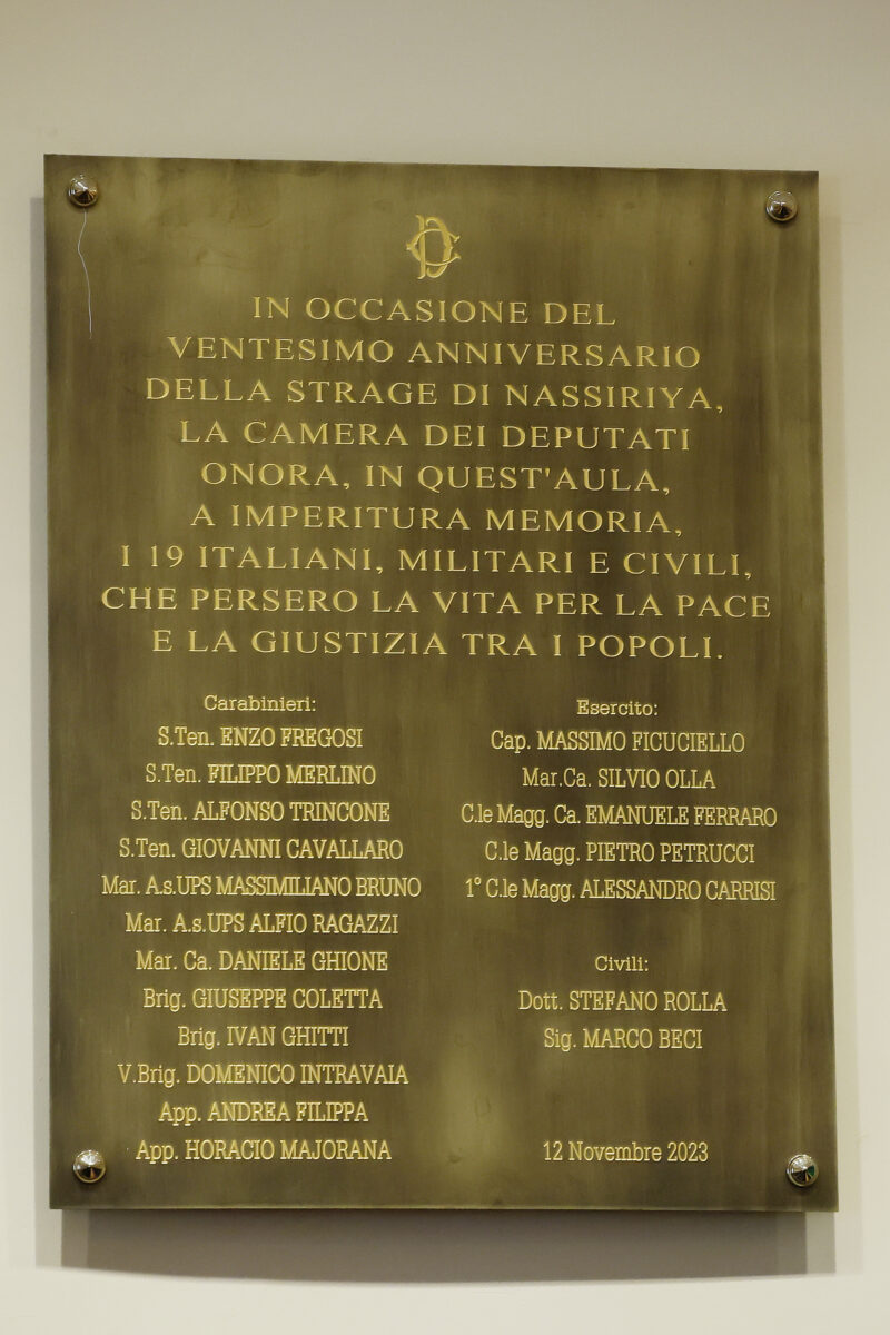 Nassiriya, Meloni: ‘Let us not forget the sacrifice of those who serve the state’