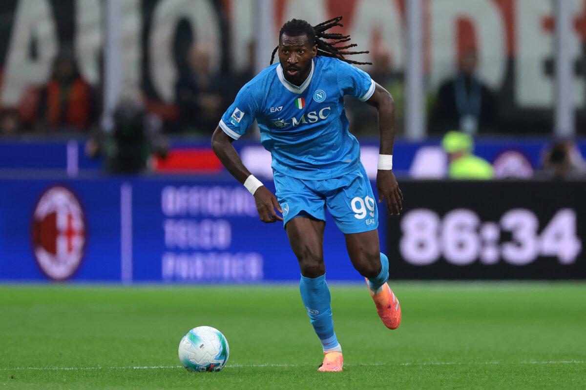 Napoli, Anguissa suffers serious injury: long lay-off feared