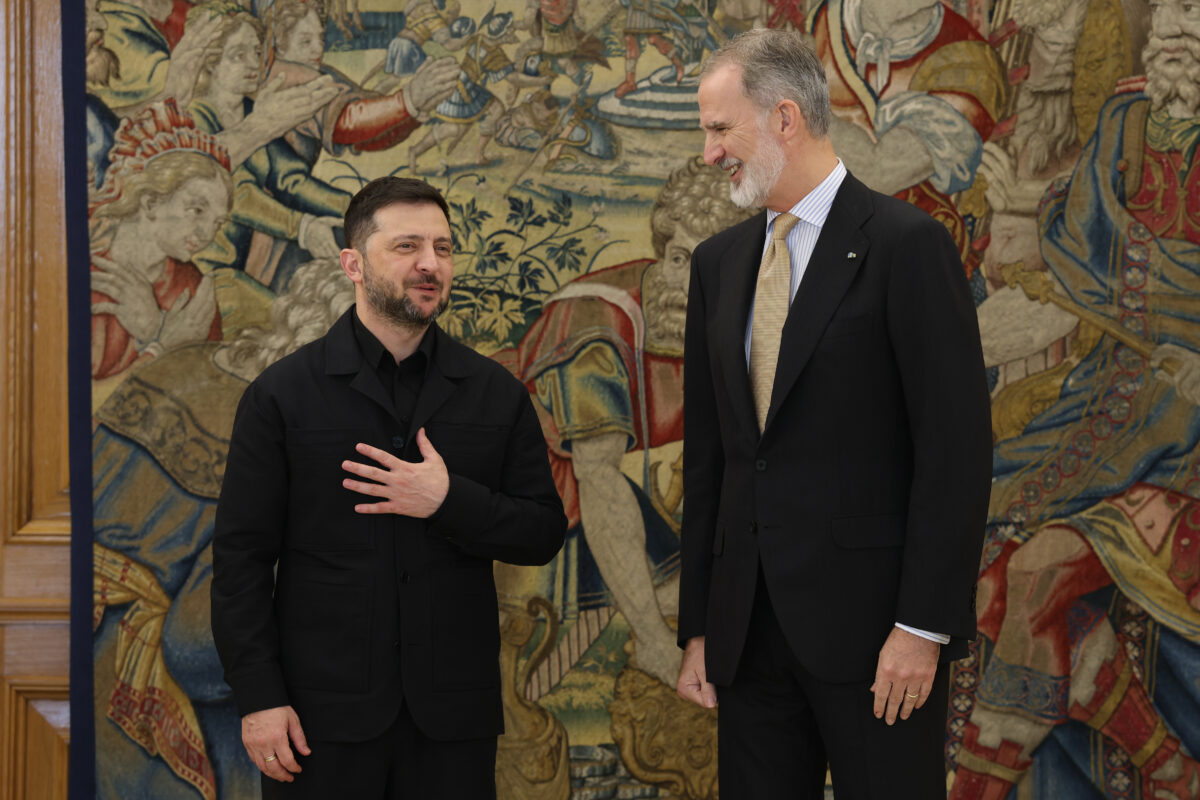 Ukraine: King of Spain receives Zelensky at the Zarzuela Palace Ukraine: King of Spain receives Zelensky at the Zarzuela Palace